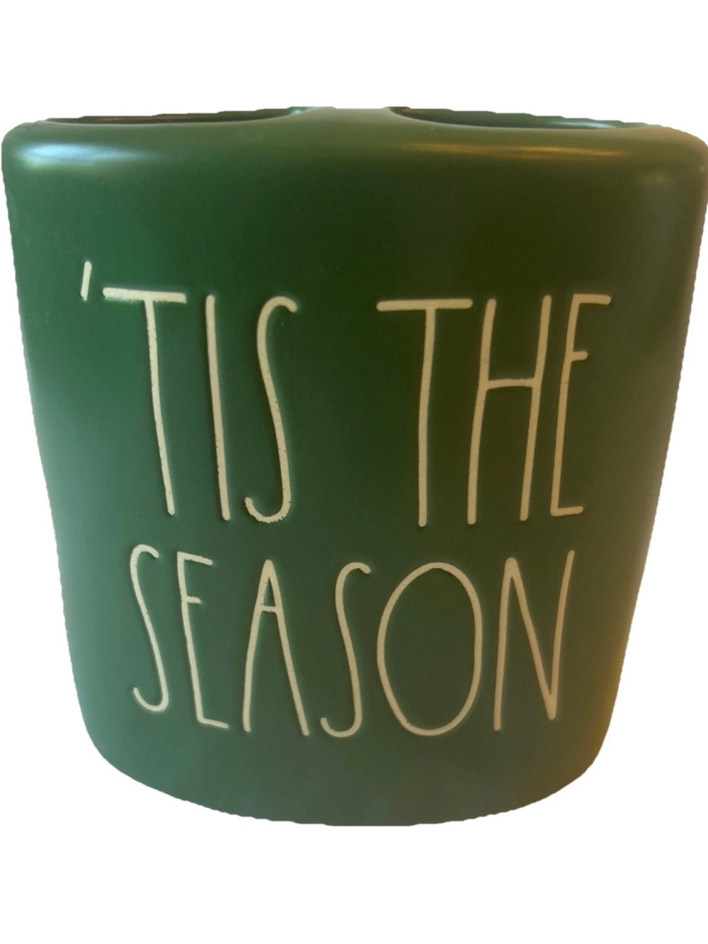 Rae Dunn “TIS THE SEASON” Christmas Toothbrush Holder or brush holder.